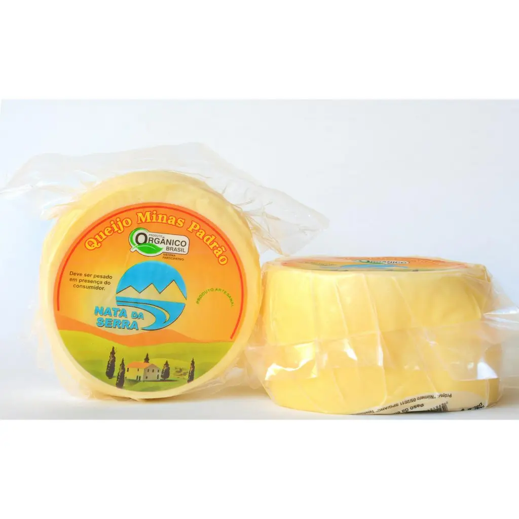 Queijo Minas Padrão Orgânico (500g) - Nata da Serra
