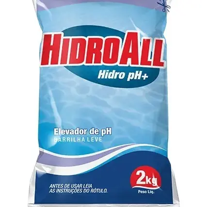 Barrilha Elevador De Ph Piscina 2kg Hidroall