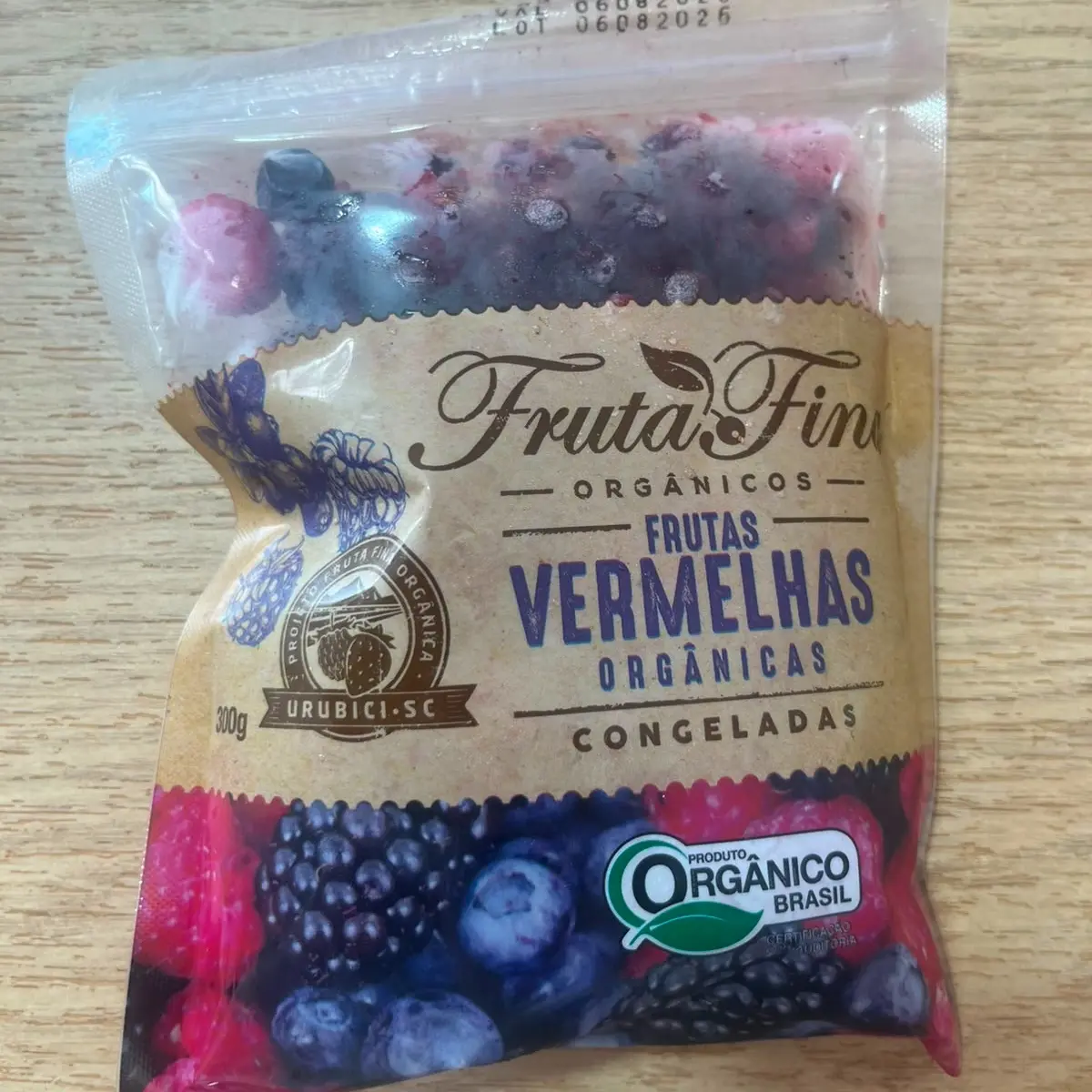 Frutas vermelhas congelada 300g