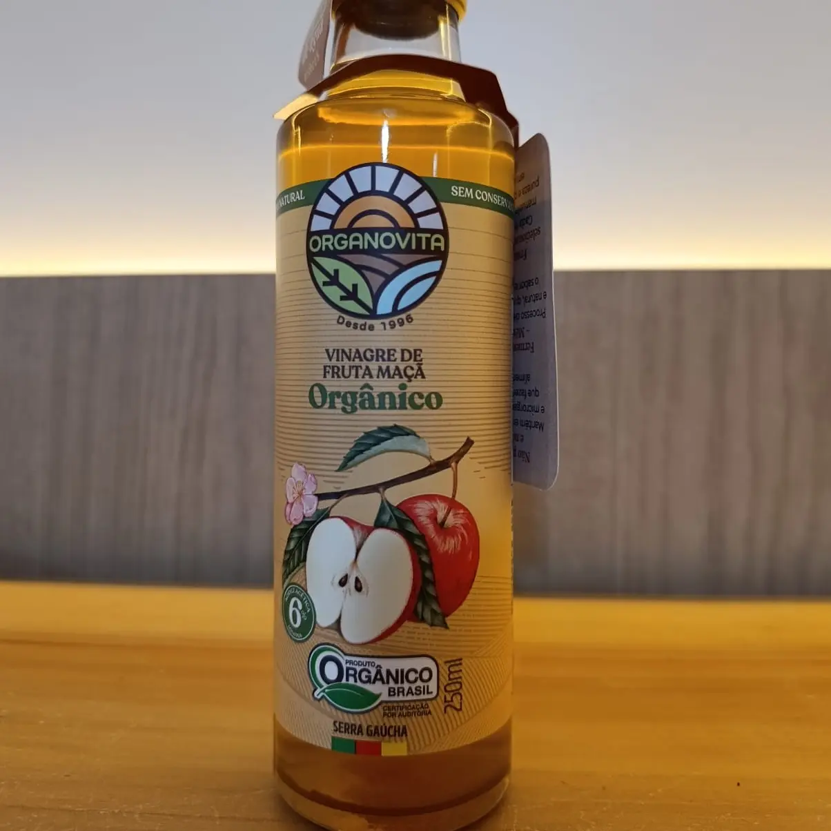 Vinagre de fruta maçã 250ml